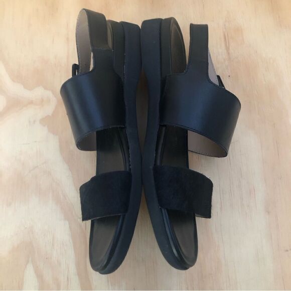 Naturalizer Black Leather Sandals Women’s Size 9.5 - Picture 3 of 9
